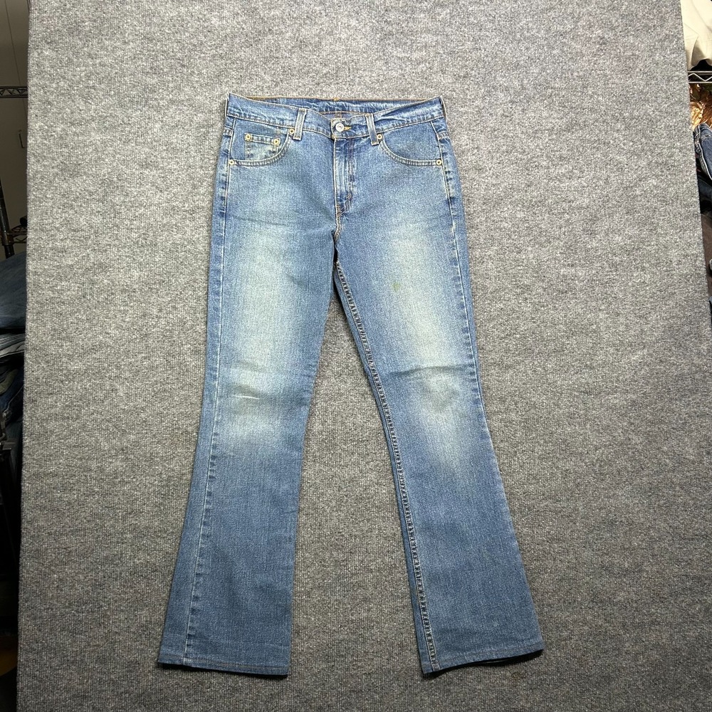 Levi's Relaxed Bootcut Jeans Womens 8 Blue Denim Strectch Pocket Classic - 32X30
